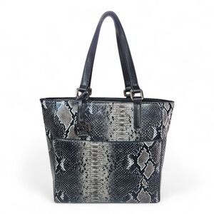 Liz‎ Claiborne Faux Snakeskin Tote Handbag